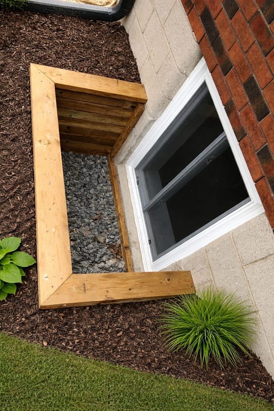 Egress window well installation